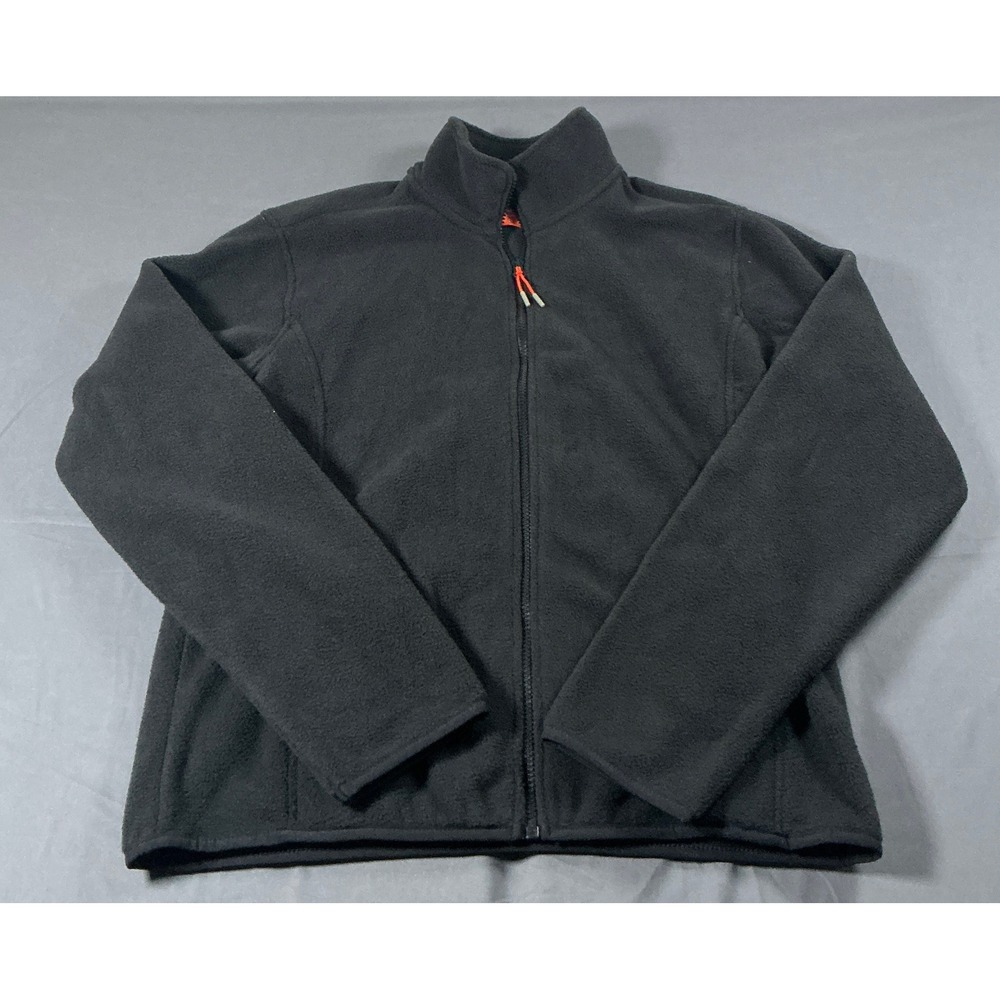 Ozark Trail Womens Polar Fleece Jacket Rich Black Pinnacle System Small NWT